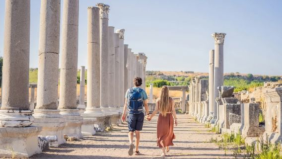 Antalya round-trip ancient ruins day tour with city hotel transfer and lunch included