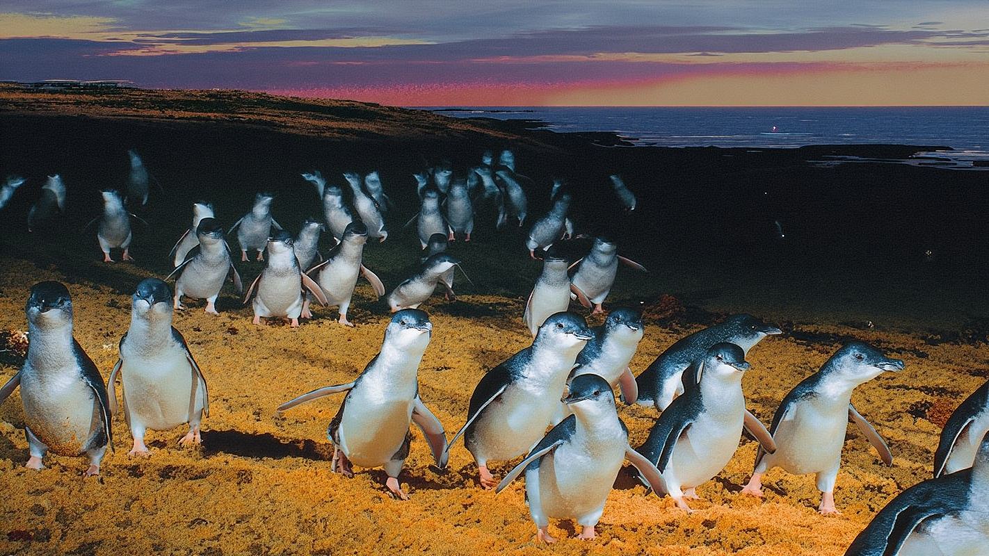 Tour di un giorno all'isola di Phillip in Australia (tour di gruppo) | Spettacolo dei pinguini che tornano a casa + Moonlit Sanctuary Wildlife Park