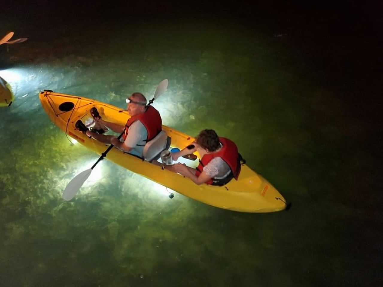 Clearwater Beach: Glass Bottom LED Kayak Night Tour