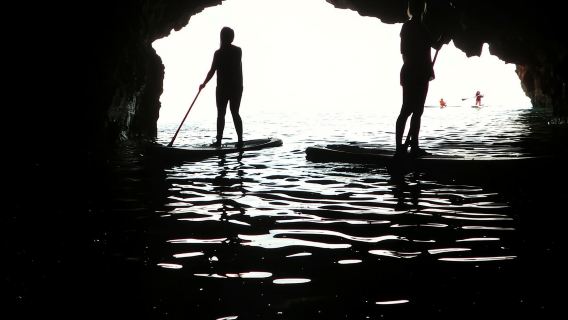 Algarve: Excursión en paddle surf con esnórquel en las cuevas de Ingrina