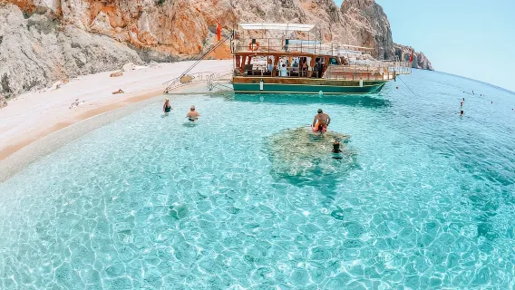 Antalya-Kemer: Tur Perahu Maladewa Turki Suluada W Transfer