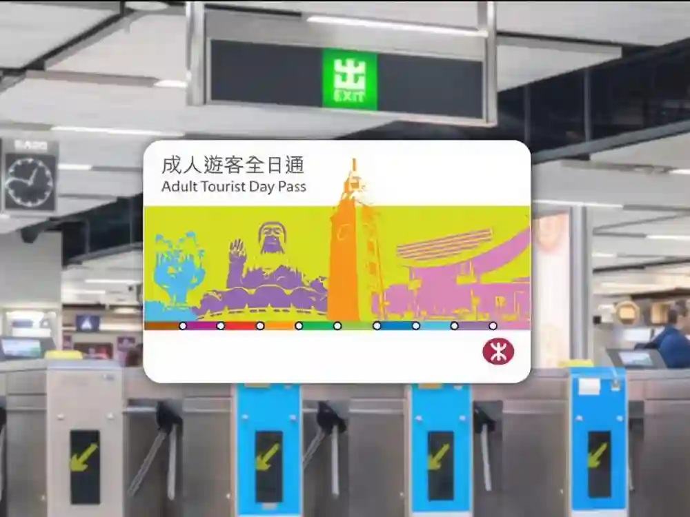 香港MTR旅行客1日乗車券（香港空港急行便カウンターで受け取り） MTR