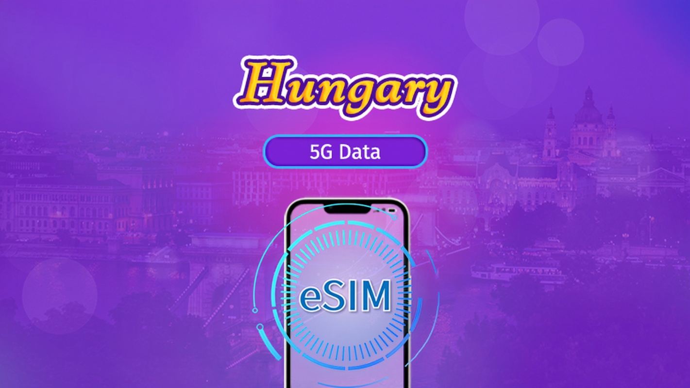 Hungary | 5G/4G eSIM | Total Package | 24H Billing | 7-30 days | QR code