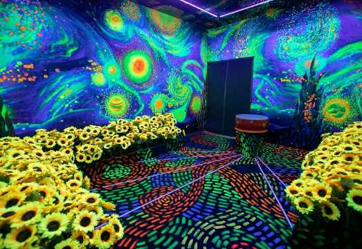 Shanghai Van Gogh Star Sky Art Museum Admission Ticket (Technology-Enhanced Van Gogh Classics + Immersive 4D Light Show + Mirror Maze + Sunflower...