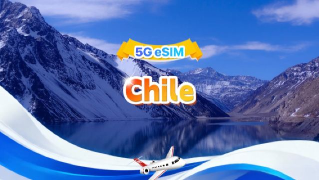 Chile 4G/5G eSIM | DayPass/Total | 1GB/Day - 30GB Total | 1-30 Days | 24-Hour | QR Code