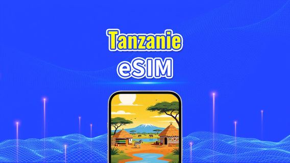Tanzanie 5G eSIM | Compatible avec l'IA et TikTok | Forfait de données quotidien/total | 1–30 jours | Facturation sur 24 heures | Code QR