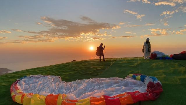 惠州雙月灣海景滑翔傘俱樂部滑翔傘飛行體驗【贈送高清視訊錄像+專業教練一帶一飛行】