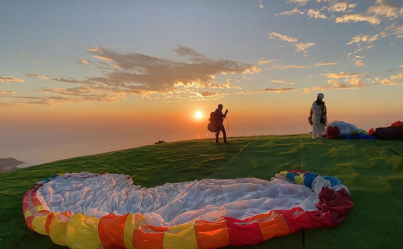 惠州雙月灣海景滑翔傘俱樂部滑翔傘飛行體驗【贈送高清視訊錄影+專業教練一帶一飛行】