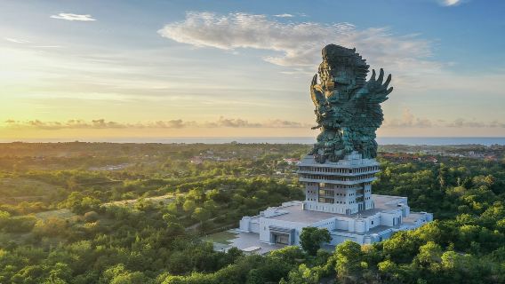 [ออกตั๋วเร็ว] ตั๋วเข้าสวนวัฒนธรรมจตุรัสรุ้งทอง บาหลี จุดสังเกต GWK