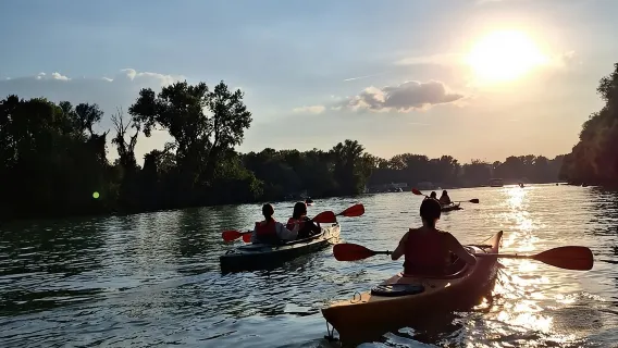 Self-guided kayak tour in Belgrade 