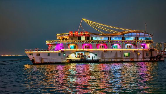 Happy cruise on Siam Princess Cruise in Pattaya, Thailand