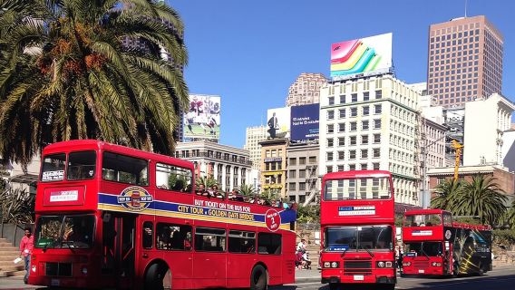 San Francisco Hop-on Hop-off Deluxe Tour 20 Stops 1 to 2 days