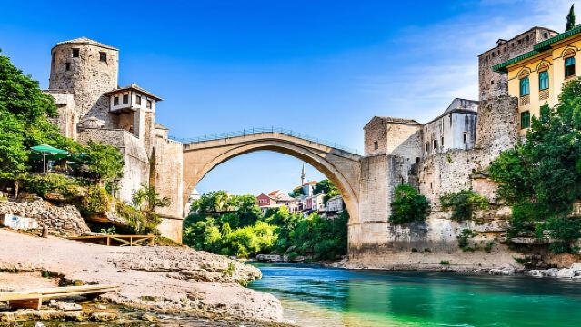 From Dubrovni:Mostar, Kravica Waterfalls, and Kajtaz Tour