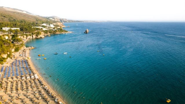 Argostoli Hafen: Landausflug zum Makris Gialos Beach