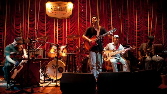 리우데자네이루: 리오 시나리움(Rio Scenarium) 입구, 디너, 오픈 바(Bar)