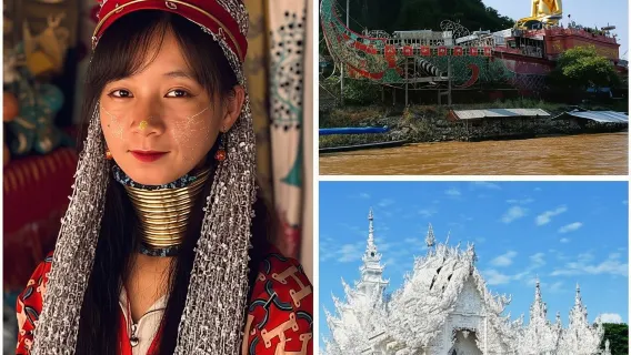 Featured tour with 54 reviews: Chiang Mai: 3 Temples Golden Triangle Boat Trip