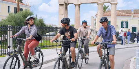 雅典小型團體電動單車導覽團