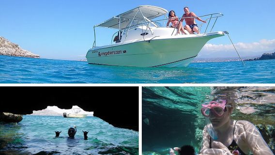 Chania: Boat Trip with Guided Snorkeling Tour & SUP