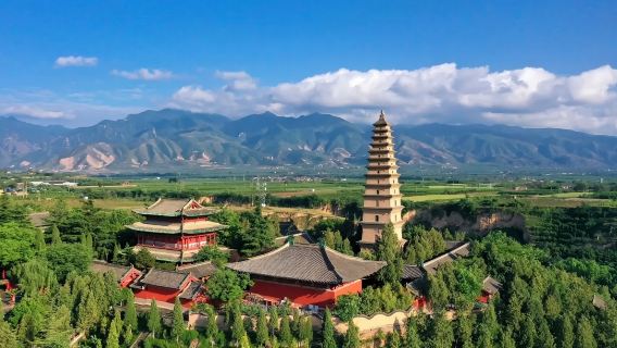 【永濟一日遊】普救寺+大鐵牛+鸛雀樓