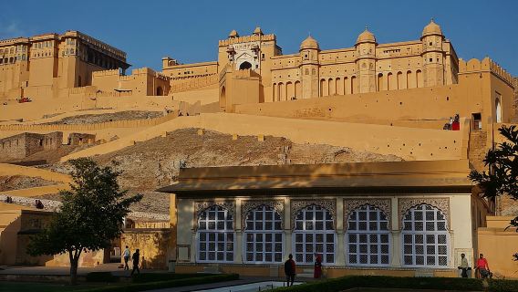Privat dagstur i Jaipur, Indien till Amber Fort + Jal Mahal + Hawa Mahal + City Palace inklusive lunch
