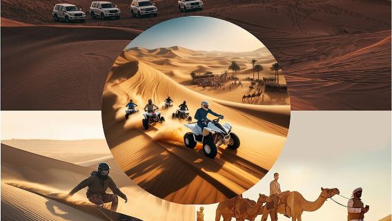 Petualangan Gurun Doha Quadbike Dune Bashing Naik Unta Laut Pedalaman