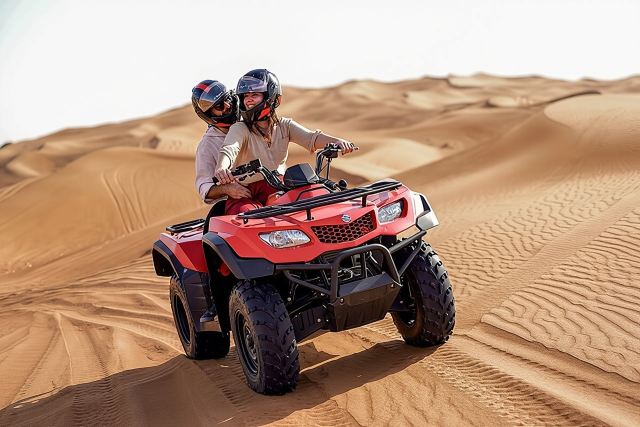 Agadir/Taghazout: Desert Quad Bike Safari with Hotel Transfer