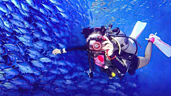 馬來西亞仙本那趣潛GO Scuba潛水考證O+A考證3-5天【PADI五星潛店+中文小班+跳島學習+送拍攝】