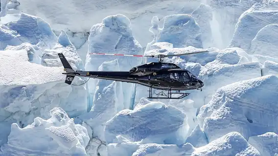Glacier Helicopter Tour Queenstown | 50min Blue Ice Journey