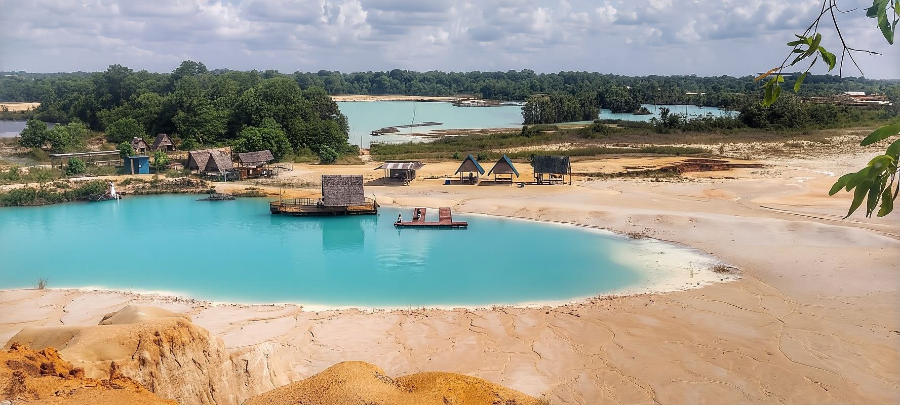 Teluk Sebong: gita nel deserto di Bintan e sul lago blu