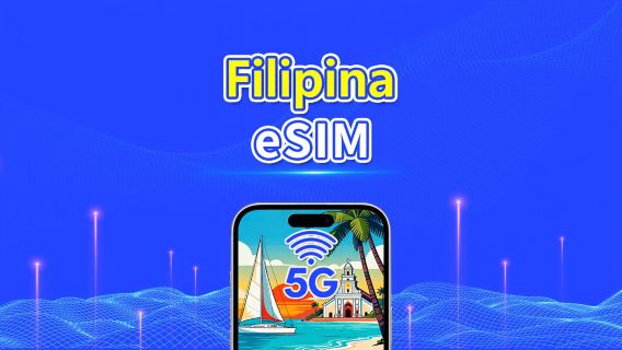 eSIM Filipina | 5G/4G | Pakej Data Harian/Jumlah | 1-30 hari | Pengebilan Hari Semula Jadi | Kod QR