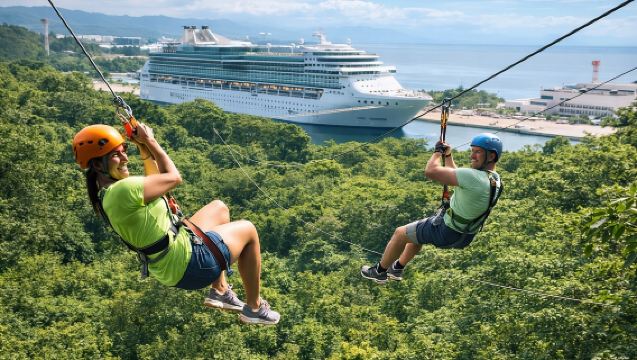 Zipline Adventure Tour for Cruise Passengers in Puerto Vallarta