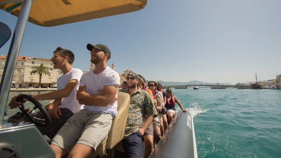 クロアチア トロギール+ブルーラグーン+ショルタ島スピードボートアイランドホッピング1日ツアー【アドリア海の景色を体感・太陽とビーチの魅力を満喫】