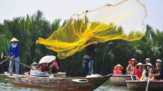 Hoi An: Coconut Basket Boat Ride and Fishing Experience