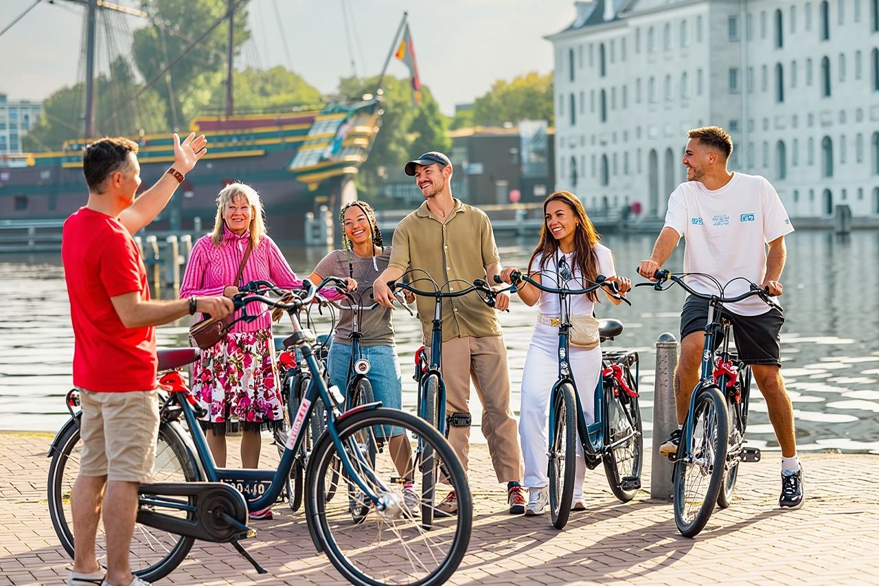 Amsterdam Highlights Fahrradtour – Geführt in EN/ES/DE/NL