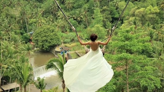 Bali Ubud + Monkey Forest + Tegalalang Rice Terraces + Forest Waterfall Day Tour