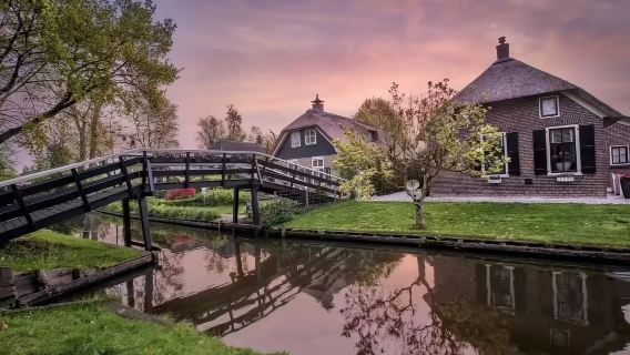 羊角村+阿夫魯戴克大堤+贊瑟斯漢斯|阿姆斯特丹包車一日遊