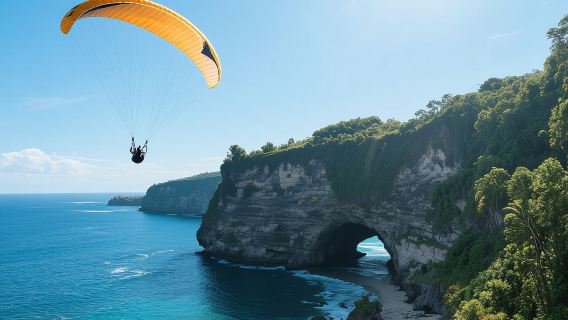 峇里島Prada海景滑翔傘【漂流/ATV越野車/五星SPA】