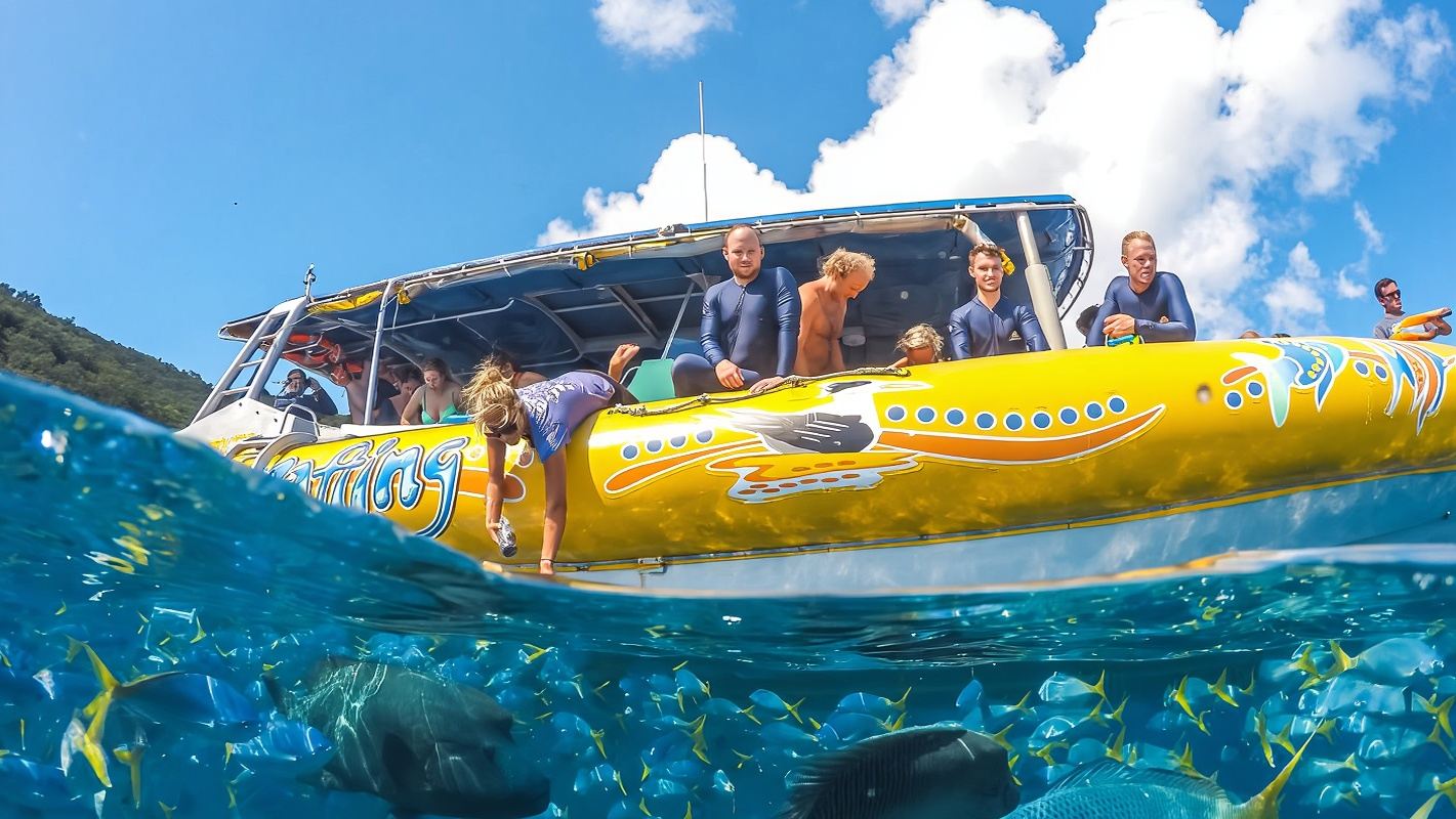 Isole Whitsunday in motoscafo [Spiaggia di Whitehaven/Punto panoramico di Hill Inlet/Snorkeling/Pranzo/Trasferimento da Airlie Beach opzionale | OceanRafting | Tundercat | Viper]