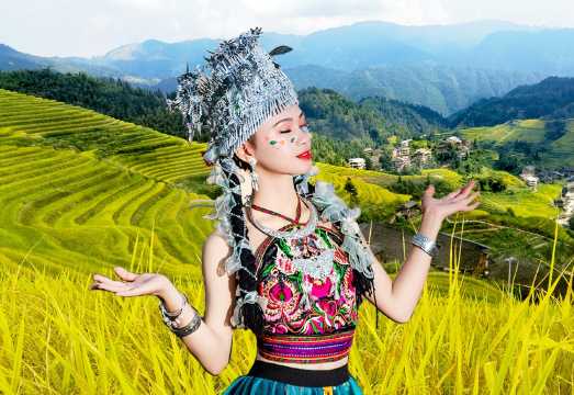 Guilin 1-day Tour: Longji Rice Terraces + Jinkeng Terraced Fields + Huangluo Village of Yao Nationality (Small Group of 8 Travelers/Private Tour)