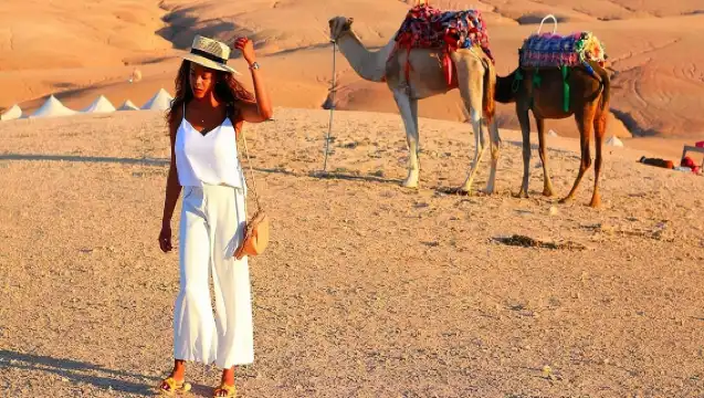 Agafay Desert Sunset, Camel Ride and Dinner from Marrakech