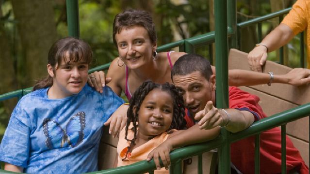 セントルシア:レインフォレストアドベンチャーズの空中トラムツアー