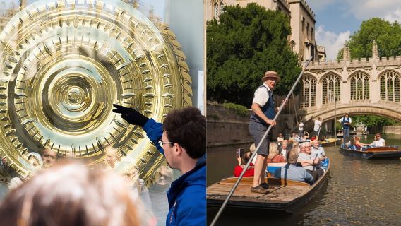 Tour a piedi e in barca di Cambridge organizzato da Alumni King's College Option