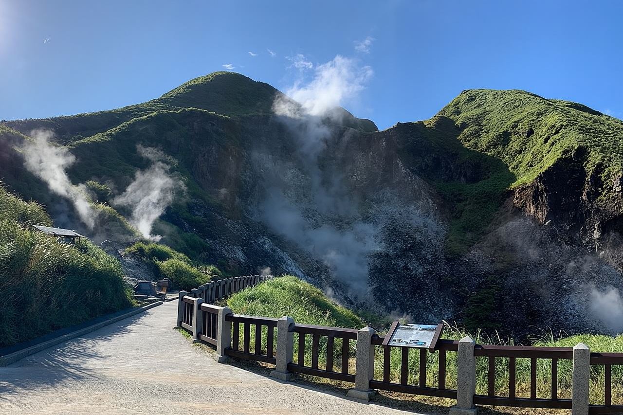 Tour privato del vulcano Yangmingshan