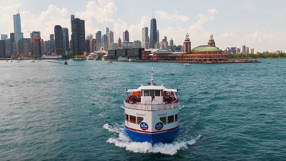 Crociera sullo skyline del lago Michigan a Chicago