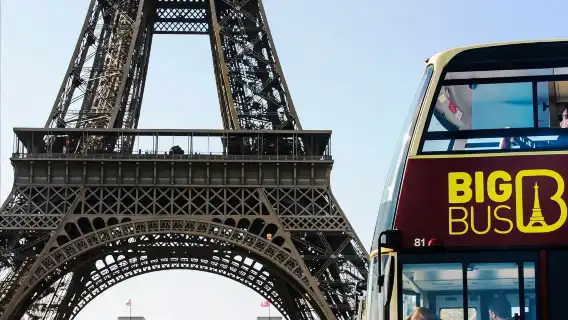 Europe Travel France Paris City Hop-on Hop-off Bus 1/2-Day Pass (Chinese Audio Guide + Covers Major City Attractions)