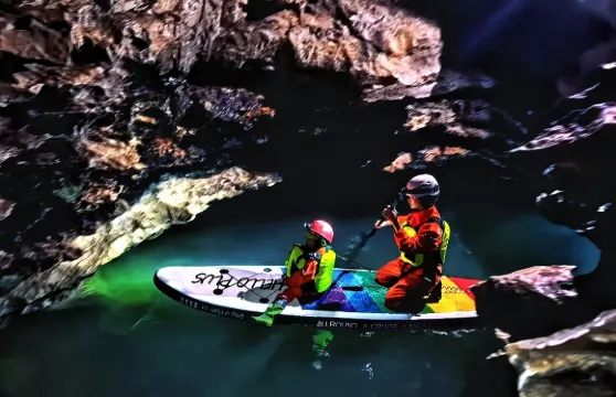 貴州龍里白玉洞3-4小時大環線探洞體驗+贈送槳板/扁帶/速降