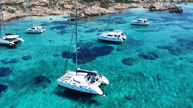 Catamaran Tour to La Maddalena Archipelago from Cannigione