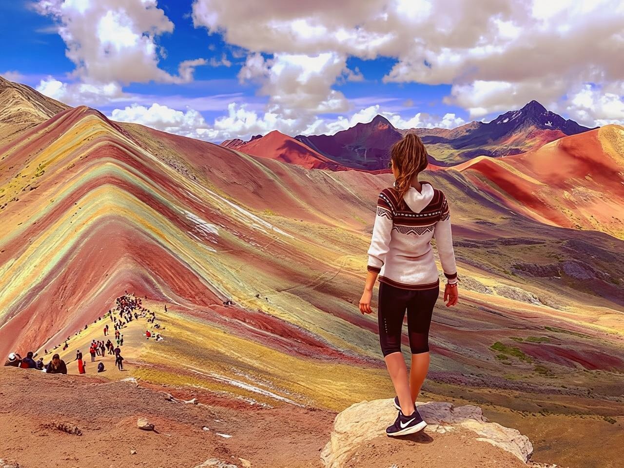 One day tour to Rainbow Mountain and Red Valley (optional)