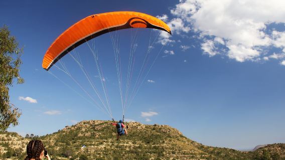 Alicante y Santa Pola: Vuelo en parapente biplaza