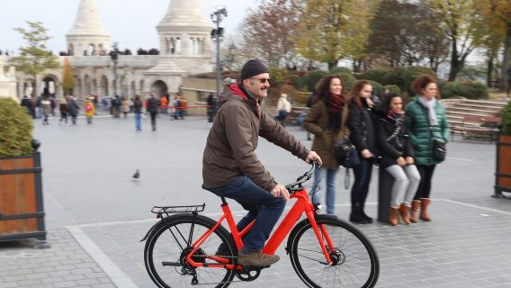 Budapest : visite guidée du centre-ville en vélo électrique
